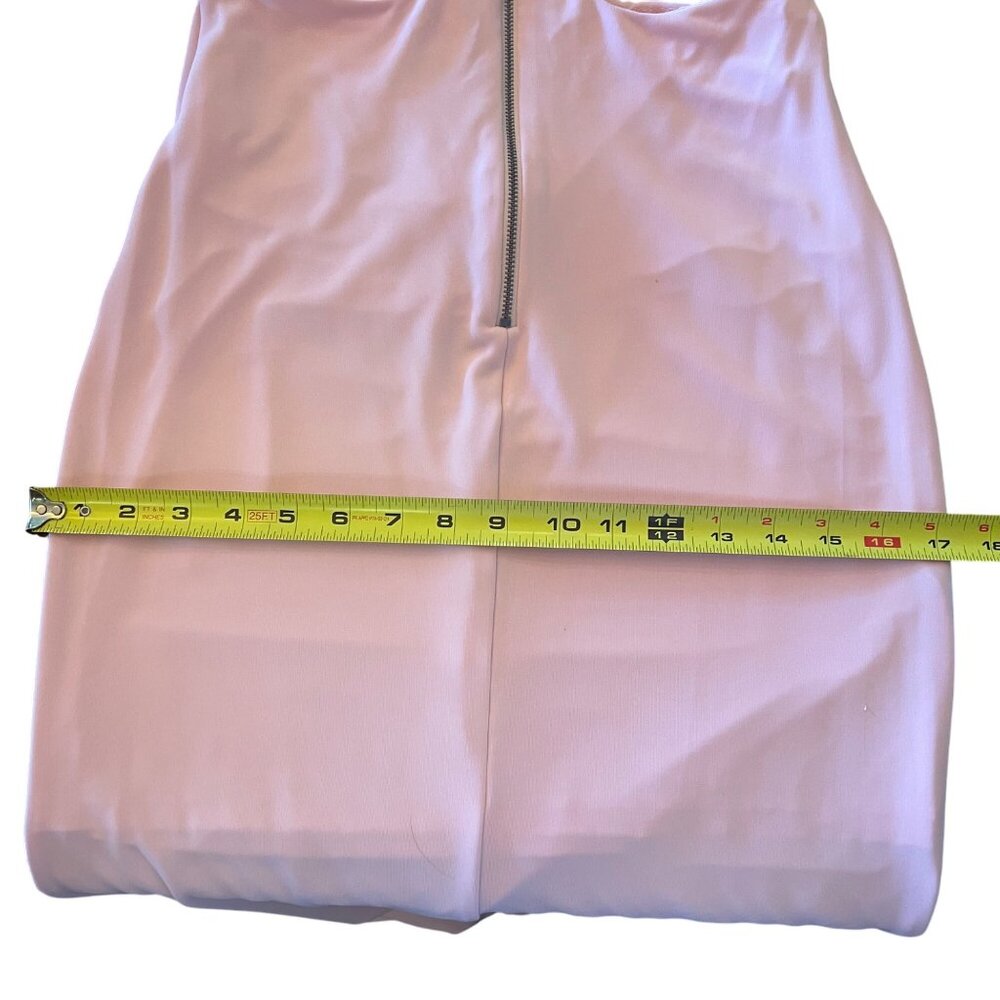 Alice + Olivia Marguerite Rose Pink Cutout Long Halter Dress Size 6 New With Tag - Picture 12 of 13